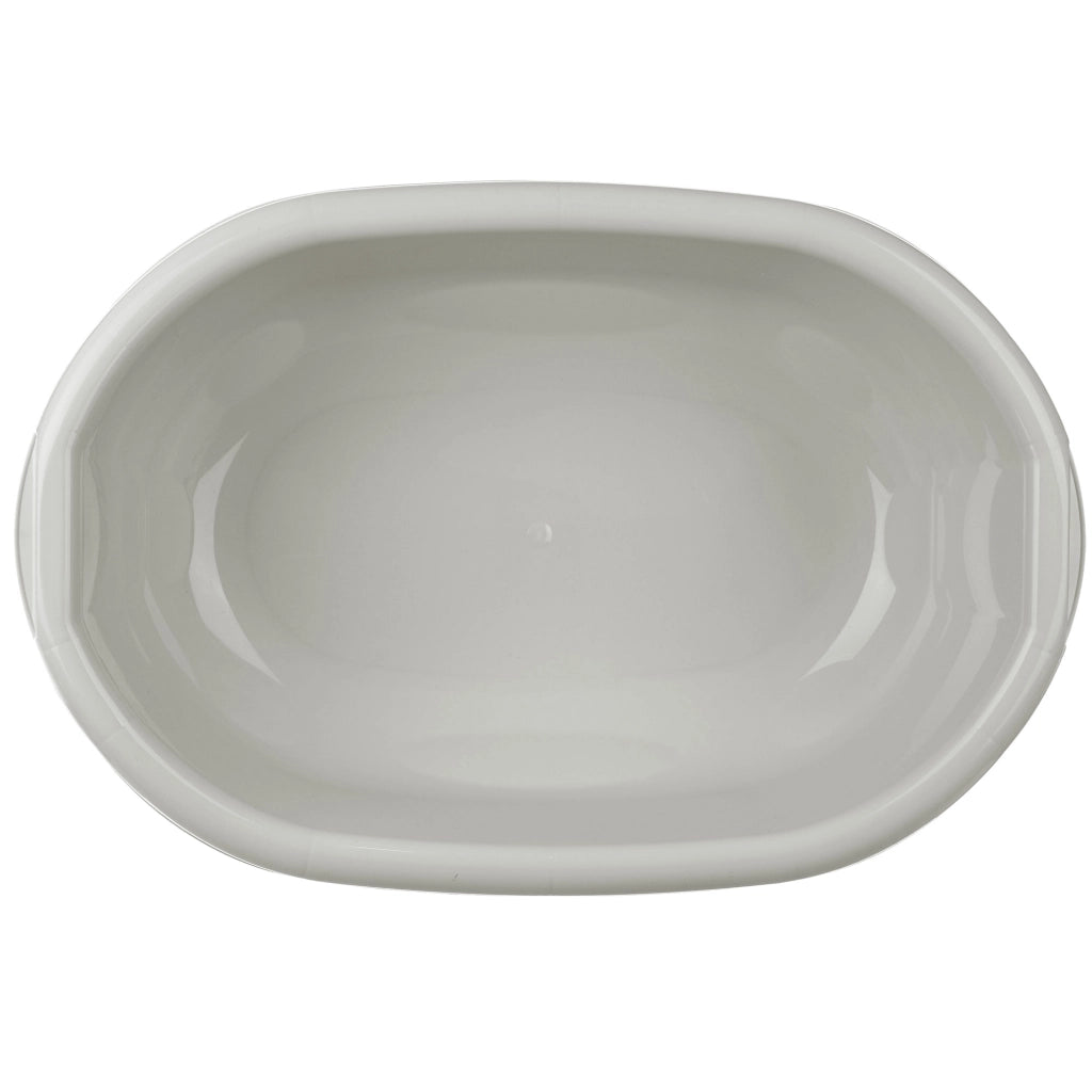 Bacinella in plastica KADAX da 12 litri, ovale, con manici