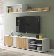 Mobile TV Ecco 180 cm – Base e Pensile, Design Moderno e Funzionale