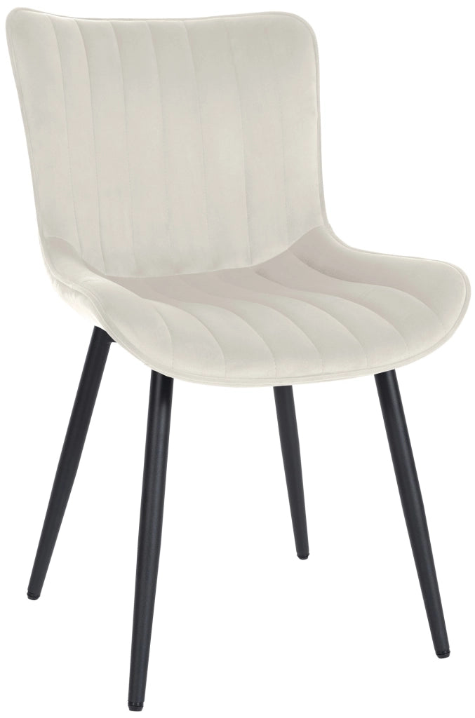 Sedia Largo crema,Velluto