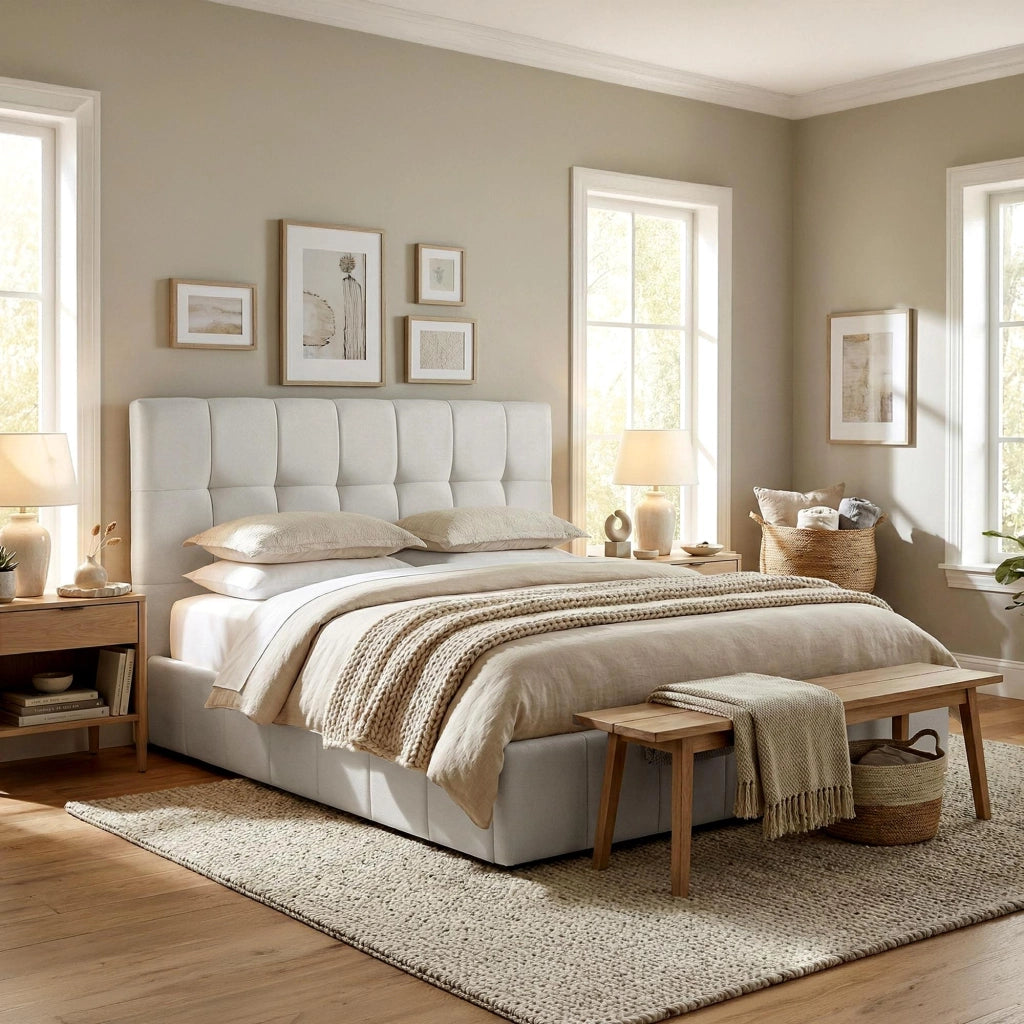 Letto Ladia tessuto 180x200 cm 2