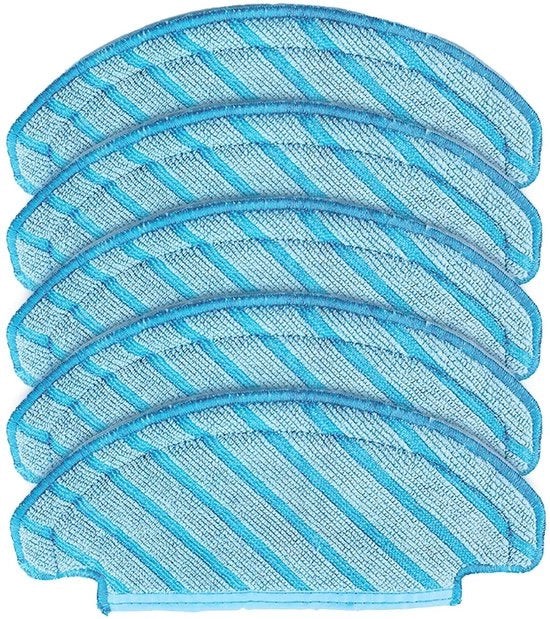 Set di spazzole per aspirapolvere 5 pezzi - Spazzole risciacquabili e riutilizzabili - Spazzole di ricambio - Spazzole per pulizia - Per serie T8 di ECOVACS - Materiale ecocompatibile - Spazzole per pulizia
