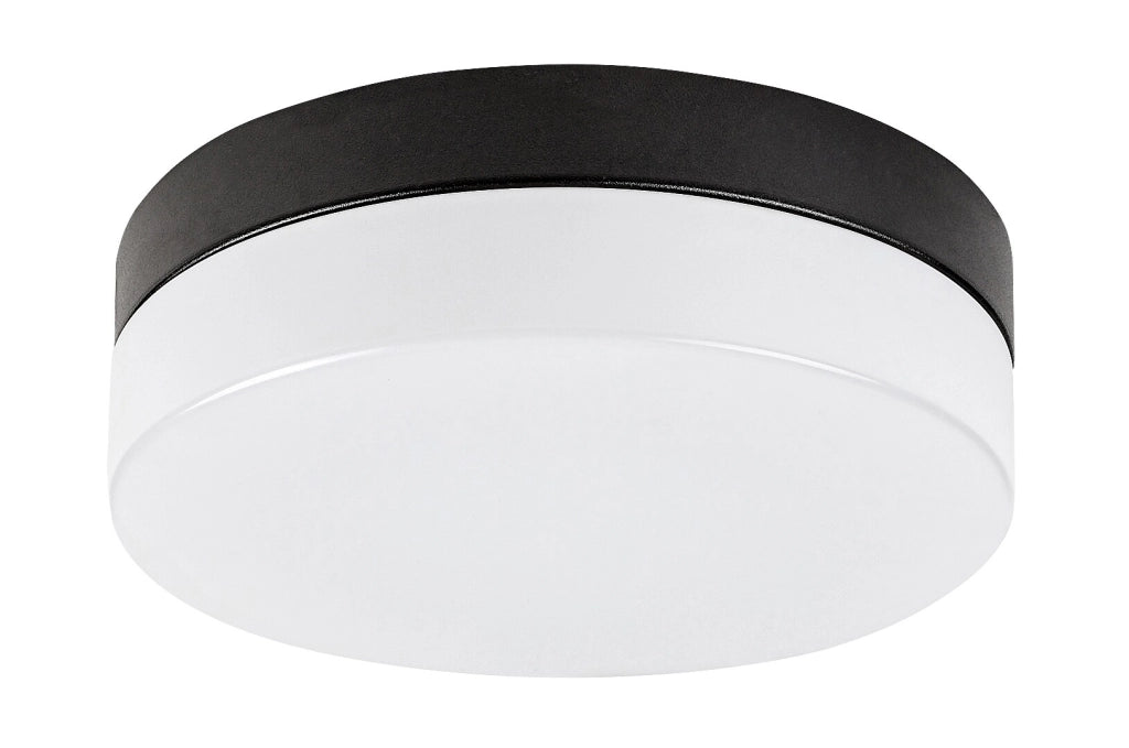 Plafoniera bagno rotonda 23,5cm nero/bianco IP44 LED 15W Rabalux