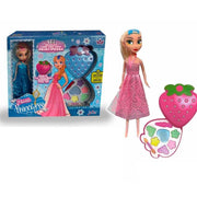 Trade Shop - Trousse Piccola Principessa Con Bambola Make-up Per Bambine 5+ Gioco Testato -