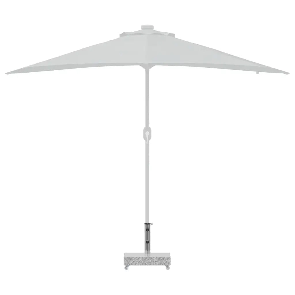 Base per Ombrellone Grigio Chiaro 45x25x8,3 cm in Granito CFW6406620