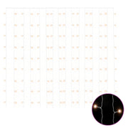 Tenda Luci a Ghiaccioli 3x3m 300 LED Bianco Caldo 8 Funzioni CFW6217916