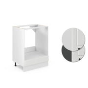 Vicco Mobile per forno da incasso Bianco casa di campagna 60 cm , PL Rovere