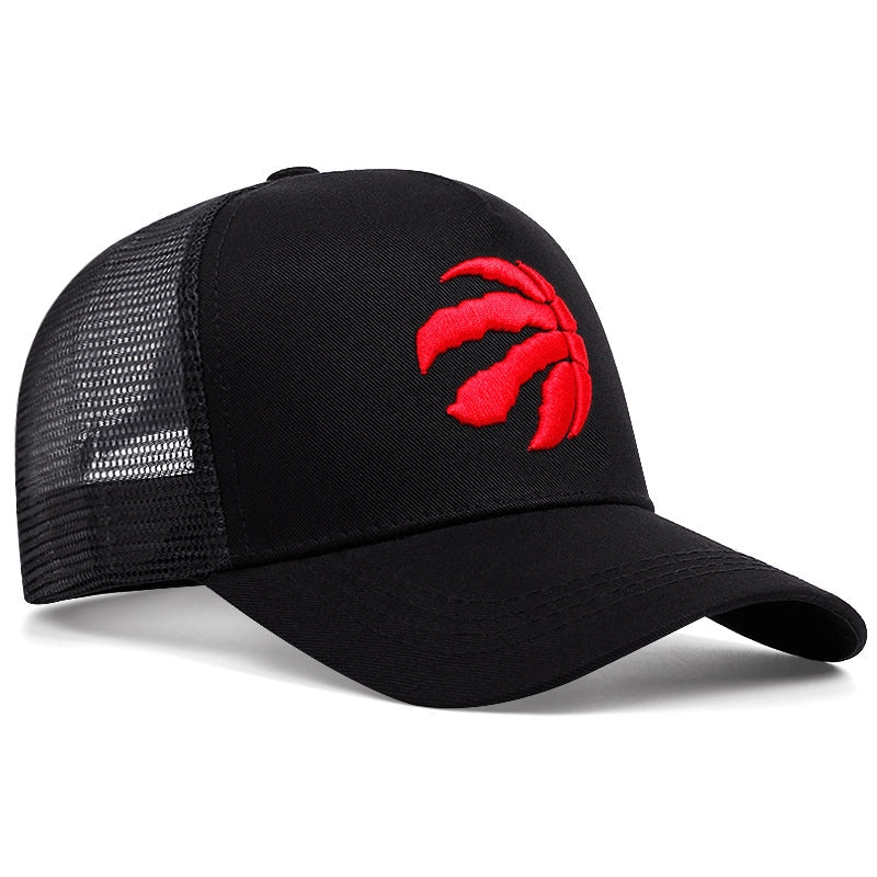Cappellini da baseball neri ricamati della squadra di basket di Toronto