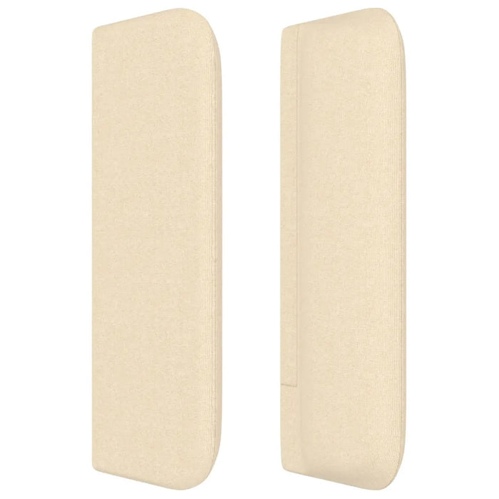 Testiera ad Orecchio Crema 147x16x78/88 cm in Tessuto