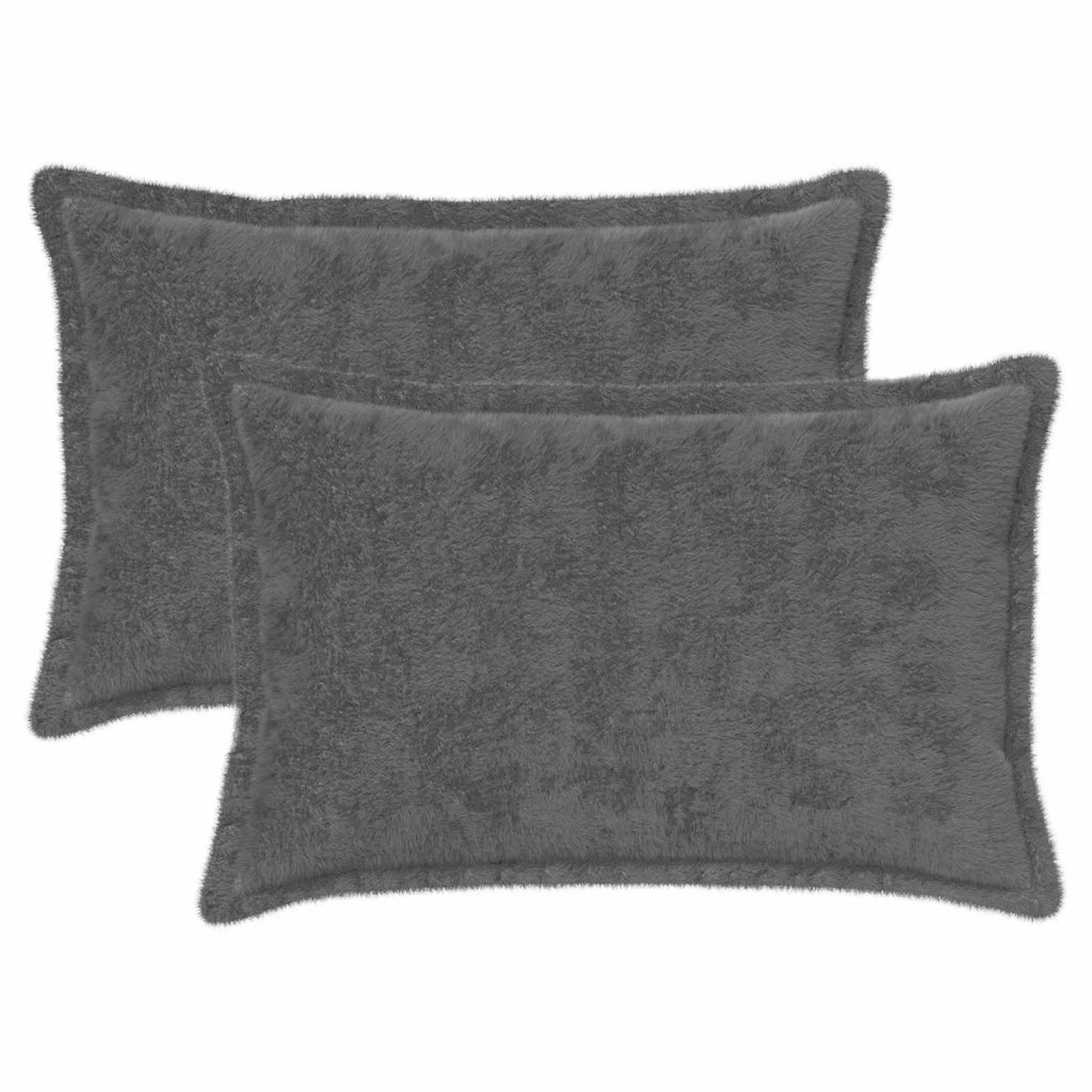Federa 2 pcs HOUTEN Grigio Scuro 50 x 70 cm 919689