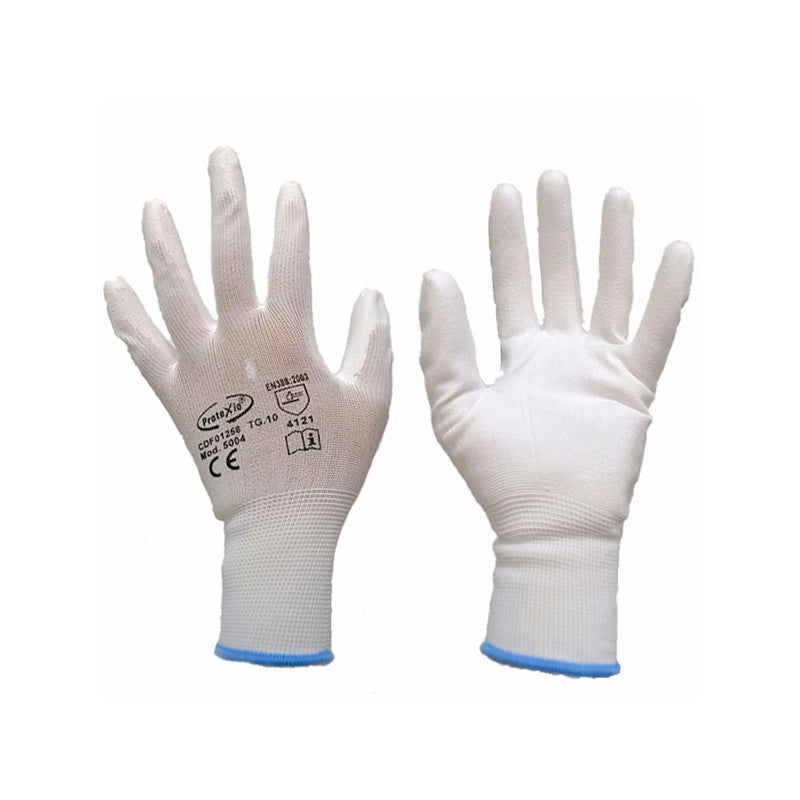 Guanti Poliuretano Bianchi 8 Protexio 01261