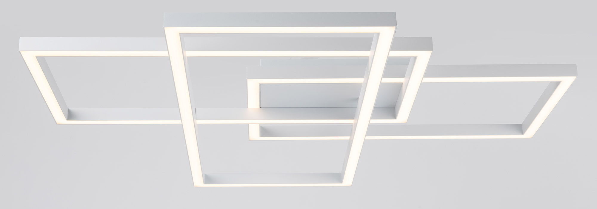 Plafoniera Modern in Metallo e Acrilico Rida Bianco