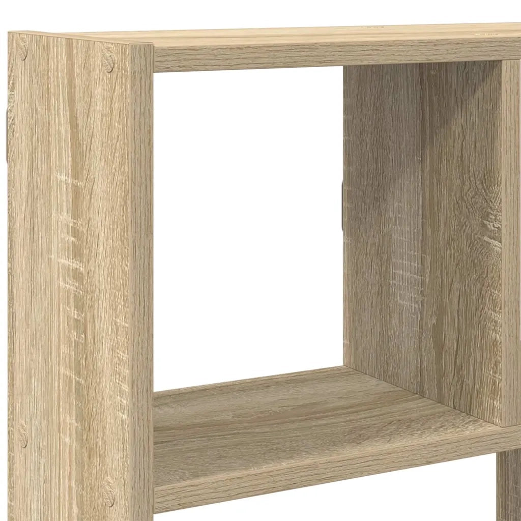 vidaXL Mensola a Cubo da Muro 12 Scomparti in Truciolato Rovere Sonoma