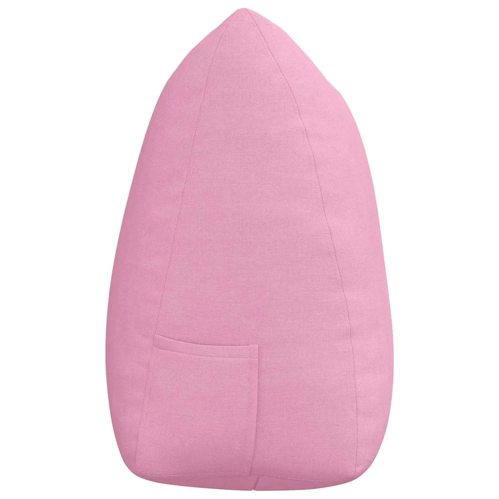 Cuscino per Schiena | Cuscino dorsale Rosa 140 x 24 x 50 cm Tessuto