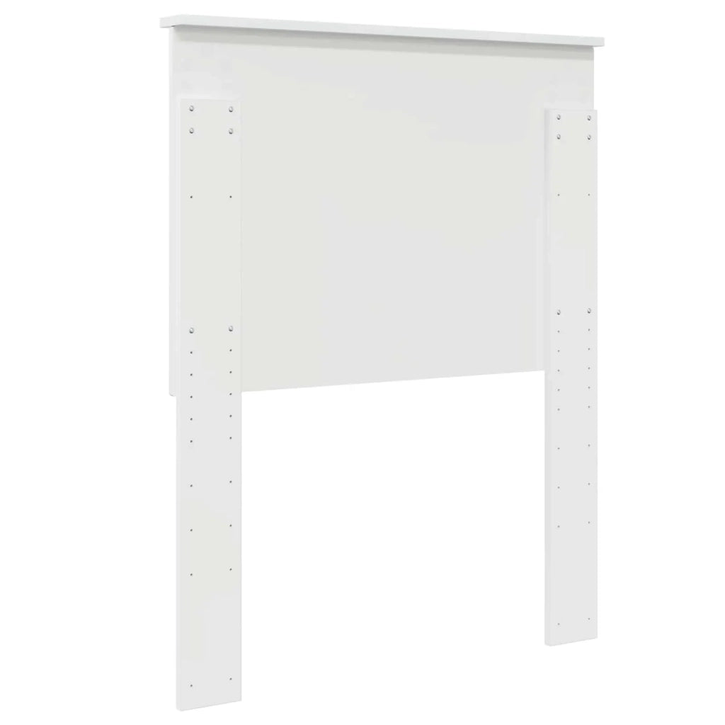 Testiera con testiera Bianco Lucido 75 cm Legno multistrato