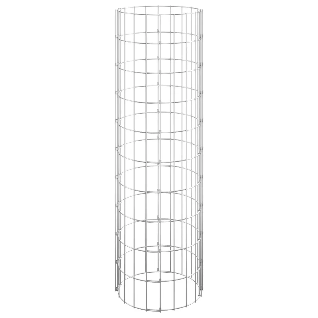 Palo Gabbione Circolare in Acciaio Zincato Ã˜30x100 cm cod mxl 16542