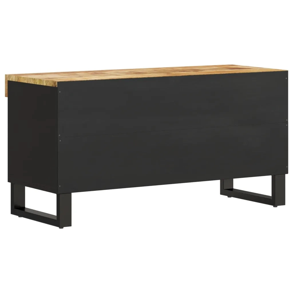 Mobile Porta TV 85x33x43,5 cm in Legno Massello di Mango 352893