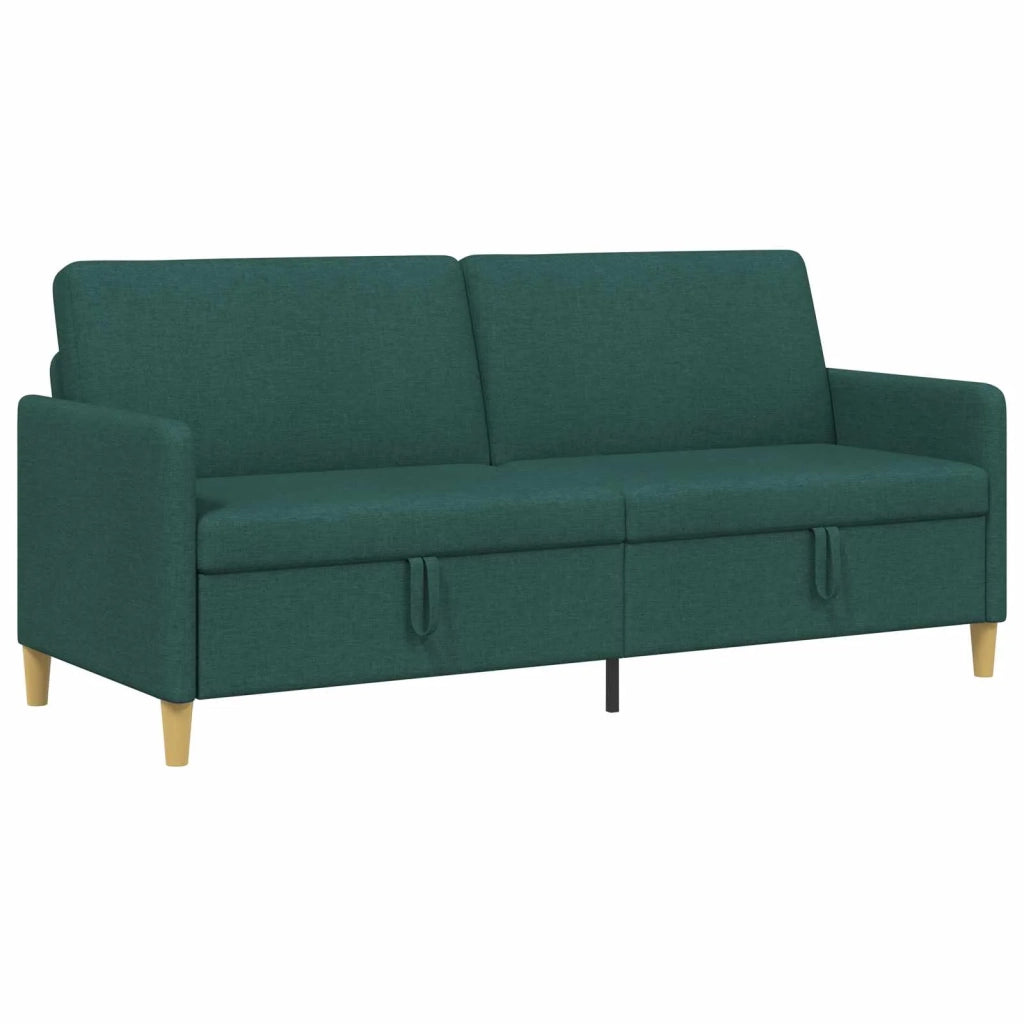 Divano con Storage Verde Scuro 192 x 78 x 87 cm Poliestere 42036980