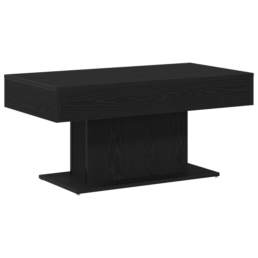 Tavolino da caffÃ¨  Nero Quercia 96x50x45 cm in legno ingegnerizzato