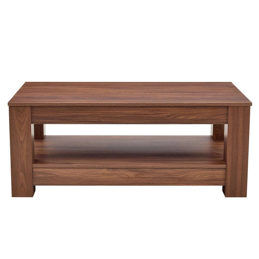 Tavolino da Caff¨¨ a 2 Ripiani ¨C MINIMAL ¨C MDF Noce, Soggiorno