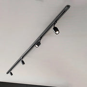 Faretto Per Binario Moderno Binario Alluminio Nero Gu10