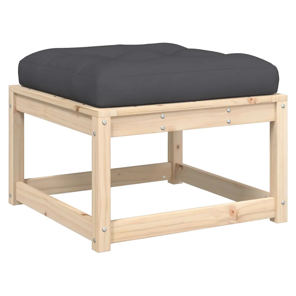 Set Divani Giardino 6 pz con Cuscini in Legno Massello di Pino 3217040