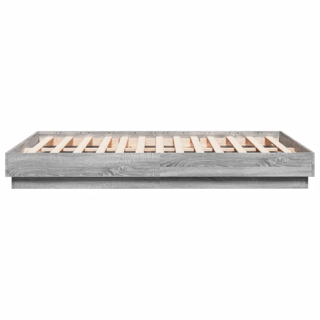 Giroletto-Struttura Letto Grigio Sonoma 120x190 cm in Legno Multistrato 125590