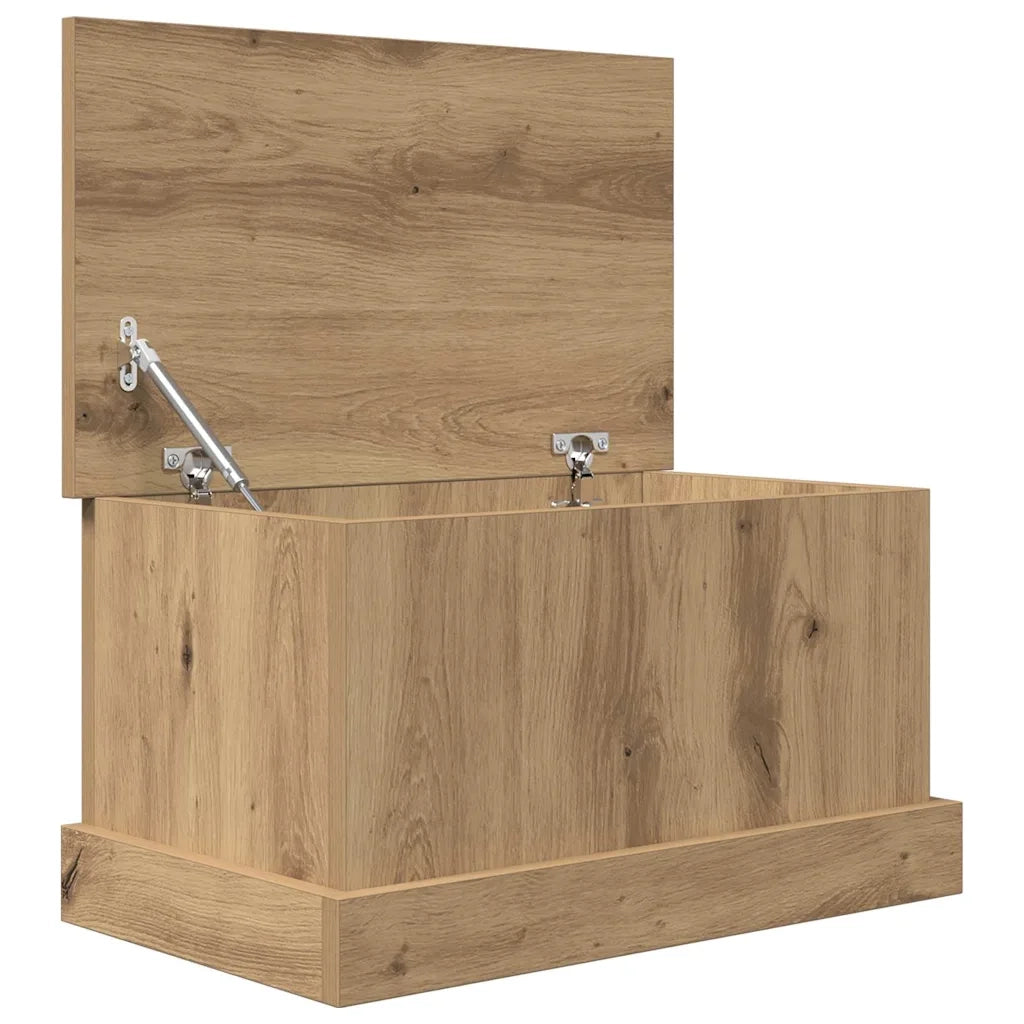 Scatola Portaoggetti Rovere Artigianale 30x50x28 cm Multistrato 857160