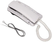 Montaggio per parete per telefono - Installazione per hotel e ufficio - Bianco - Con funzione di pausa - Sostenibile e facile da utilizzare - Adatto per uso domestico...