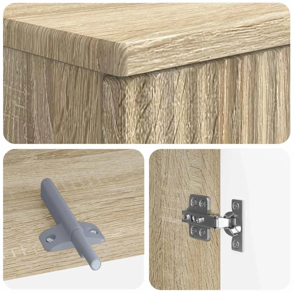 Set di Armadi da Bagno da 2 Pezzi ARNHEM Rovere Sonoma 3417605