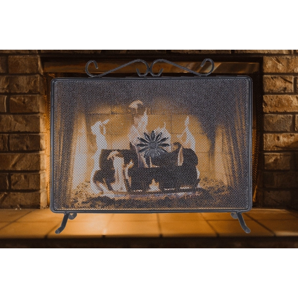 PARASCINTILLE FISSO DIRITTO cm 60x50h - MADE IN ITALY
