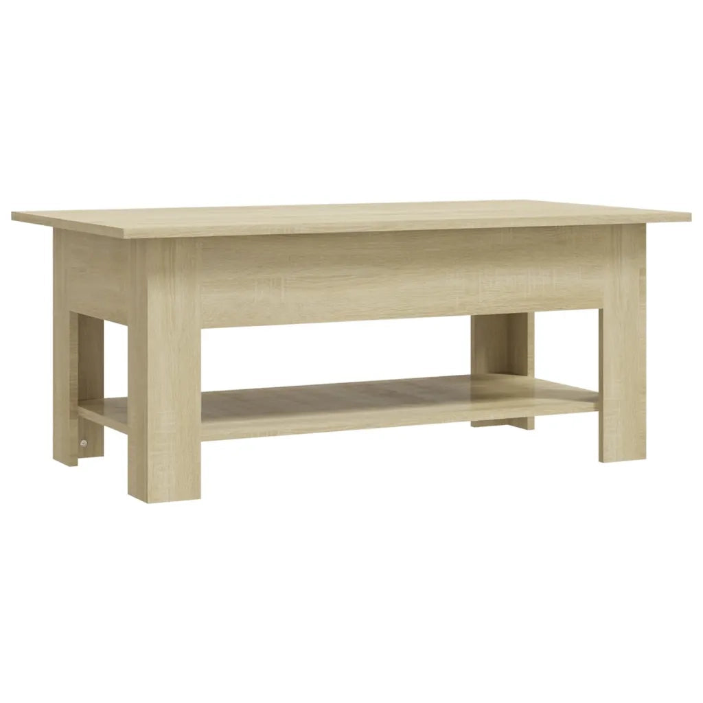 Tavolino da Salotto Rovere Sonoma 102x55x42 cm in Truciolato cod mxl 29750