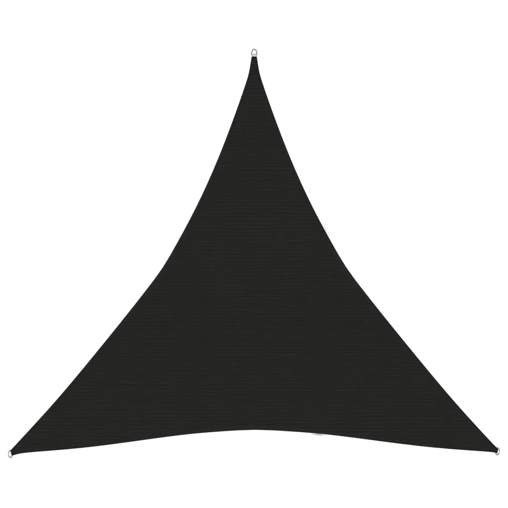 Vela ombreggiante/ombrellone 160 g/m² 3 x 3 x 3 m HDPE nero 02_0009201