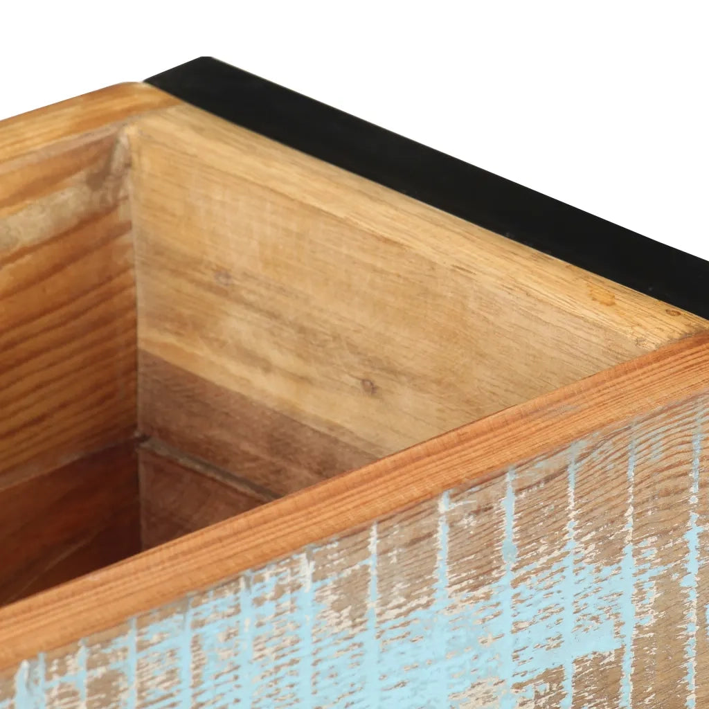 Fioriera 60x20x68 cm in Legno Massello di Recupero 321943