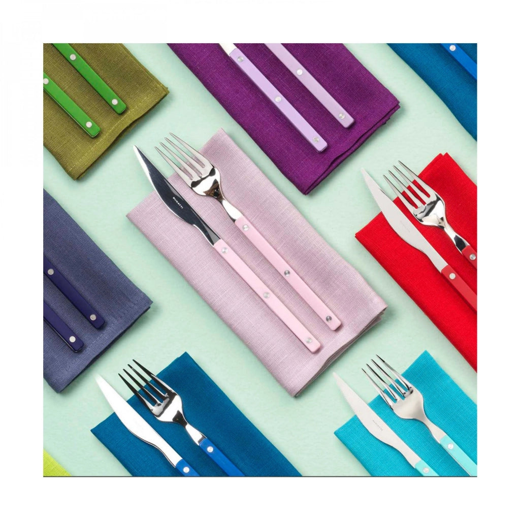 ALLEGRA, Posate Set 24 Pz, Scatola Gallery, Casa Bugatti Colore: Rosa Lotus