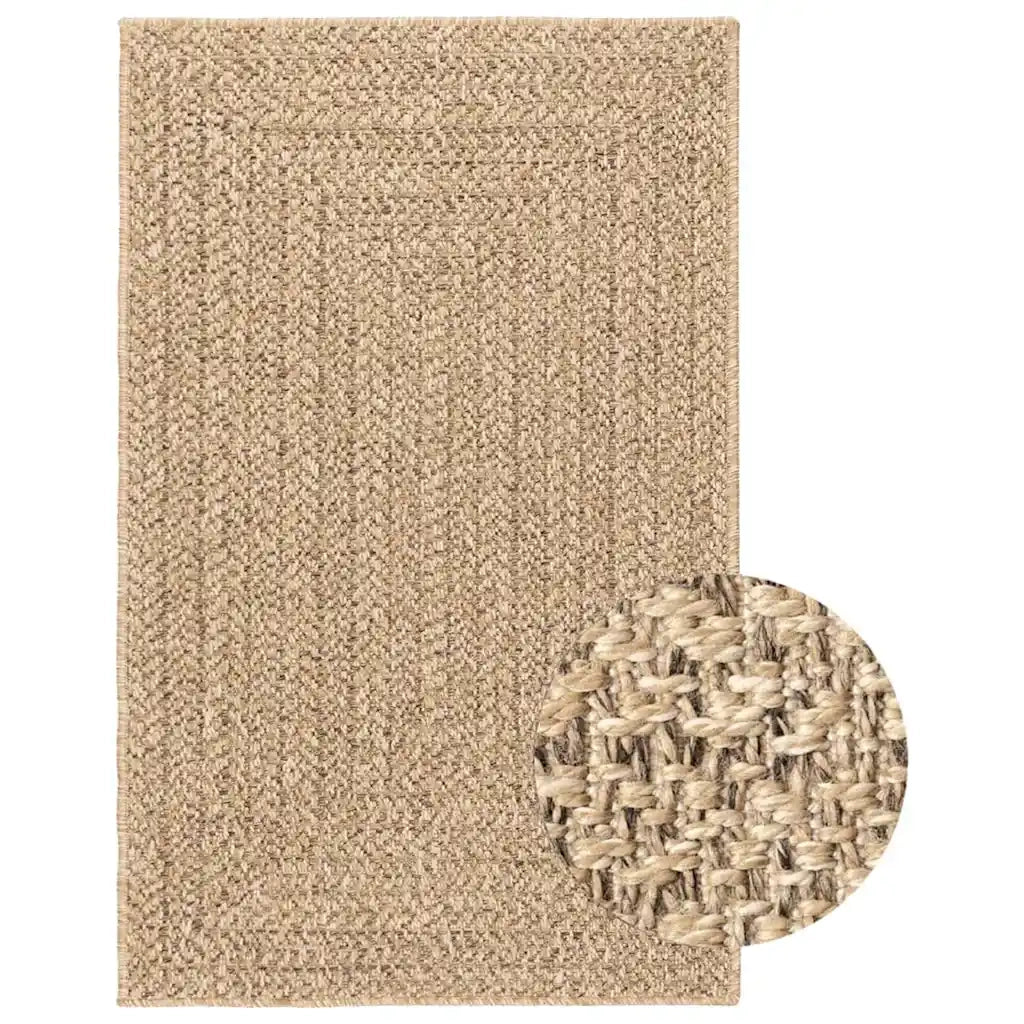 Tappeto del soggiorno | Tappeto ZIZUR 240x340 cm Aspetto Iuta per Interni ed Esterni