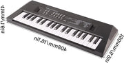 Pianoforte elettrico con 37 tasti e funzione di registrazione vocale per bambini - strumenti musicali da gioco