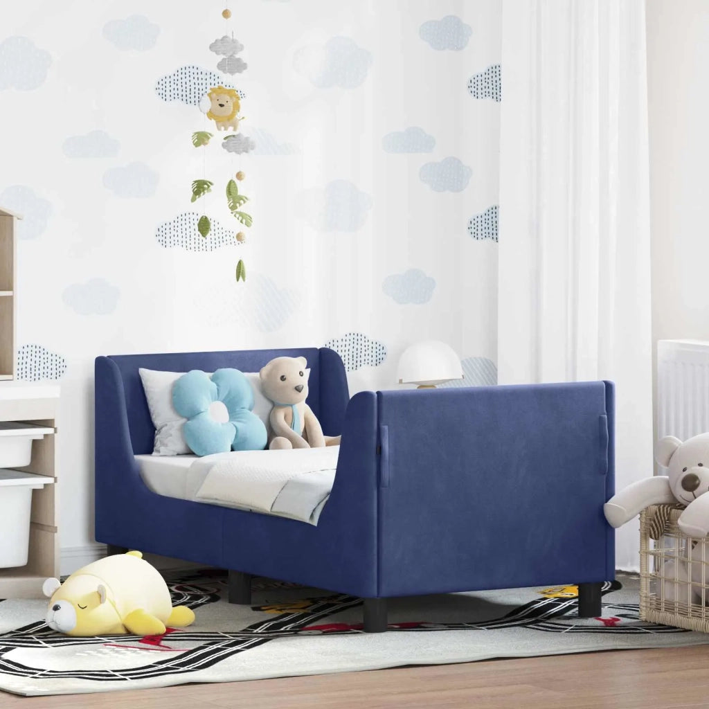 Struttura letto per bambini con testata-Giroletto per bambini Blu Polizia 70 x 140 cm 459955