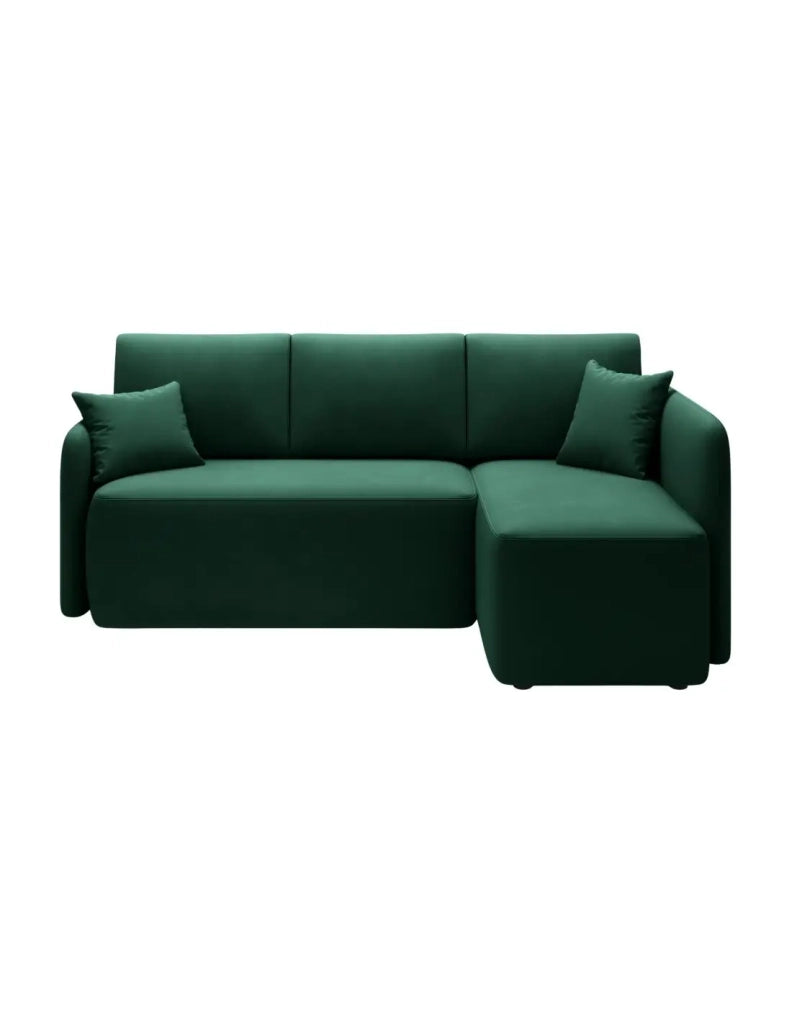 Divano ad angolo collezione HEDSON colore Verde smeraldo