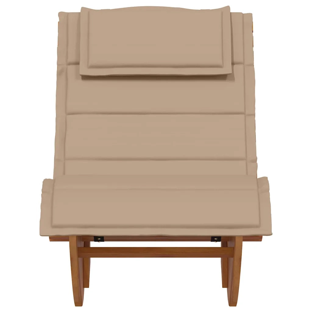 Lettino da sole 2 pcs Marrone Legno di Acacia Massello 3329137