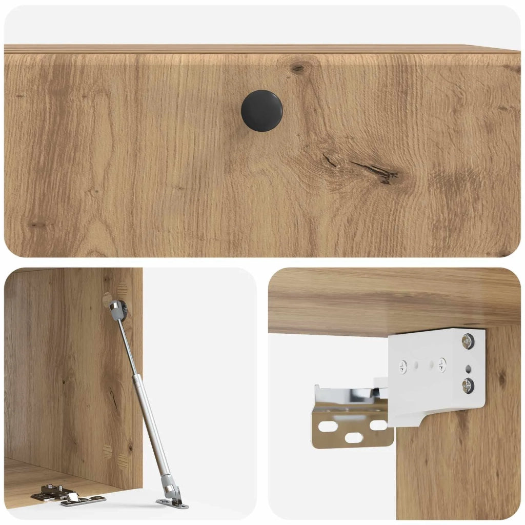 Mobile Porta TV da Muro 78,5 x 41 x 30 cm Rovere Artigianale