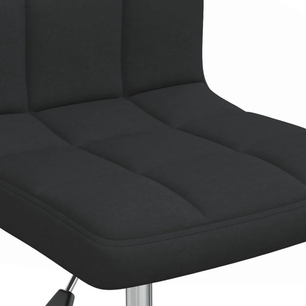 Sedia Girevole da Ufficio Nera in Tessuto cod mxl 11733