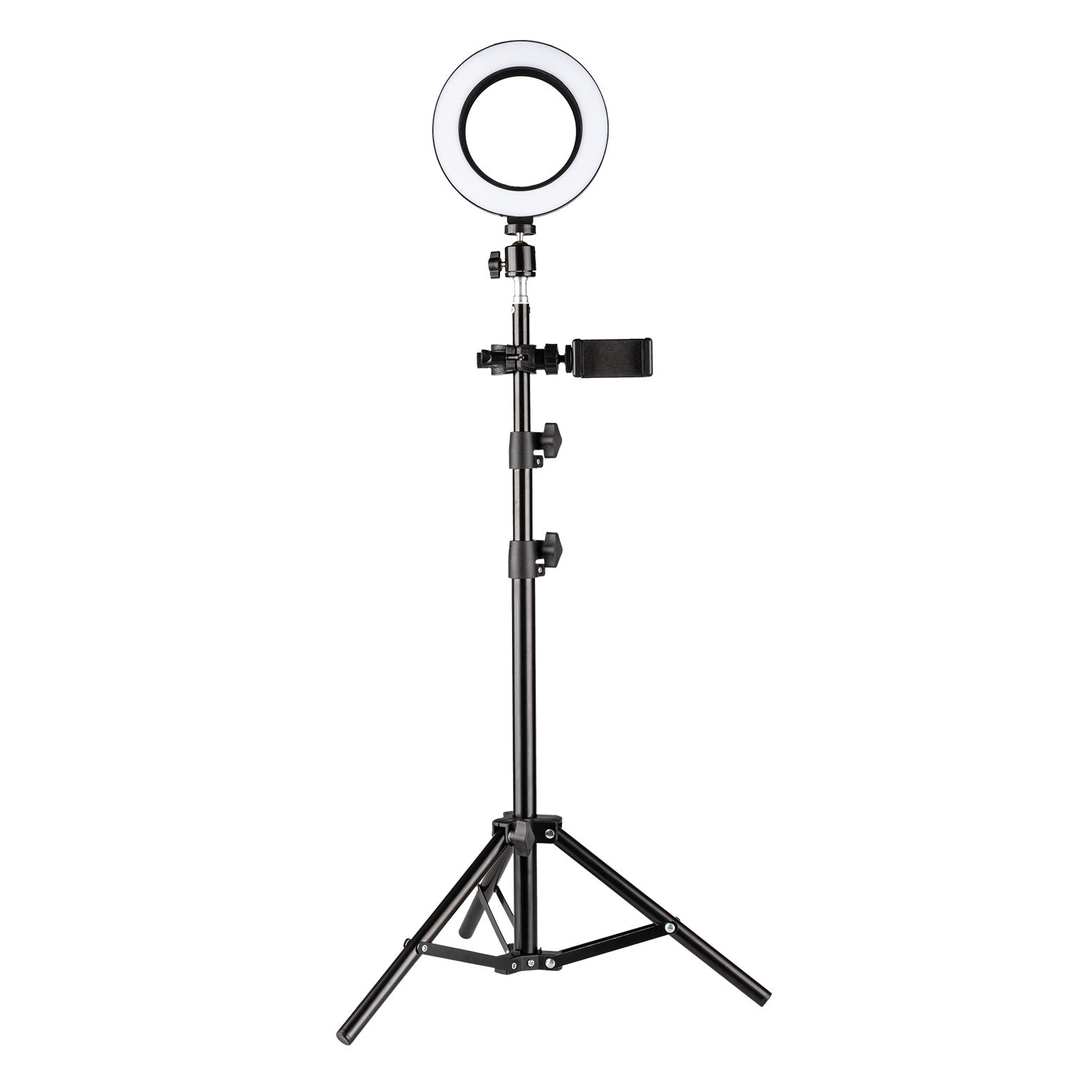 Walimex Set green screen per studio fotografico, sfondo verde, treppiedi, ring light, microfono per foto e video, incl accessori