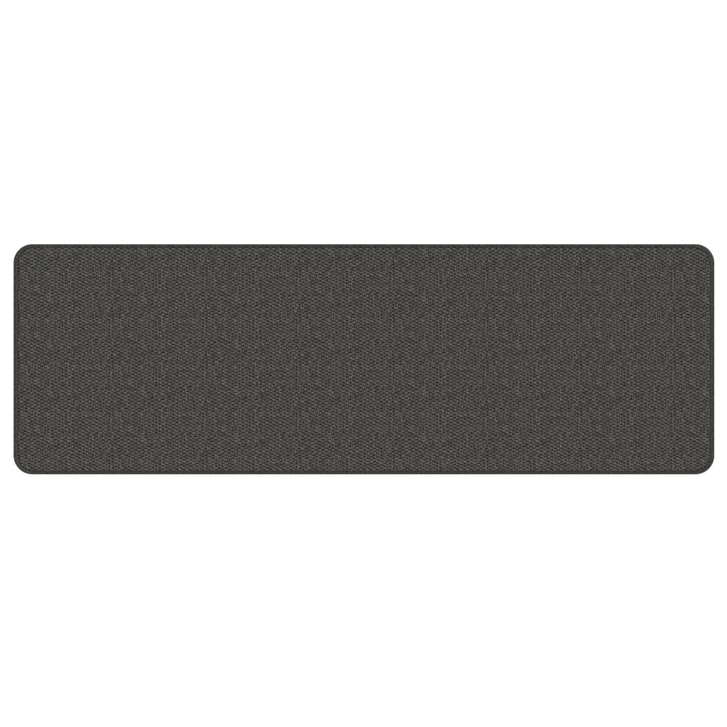 vidaXL Tappeto Corsia Aspetto Sisal Antracite 50x150 cm