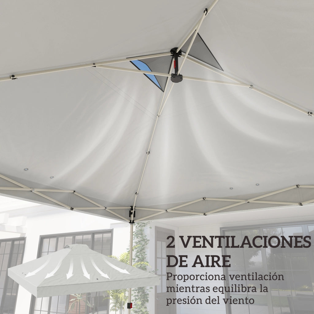 Tenda Pergola 3x3 m ¨C Zephmum ¨C Tessuto Oxford 210D UV50+ Bianco