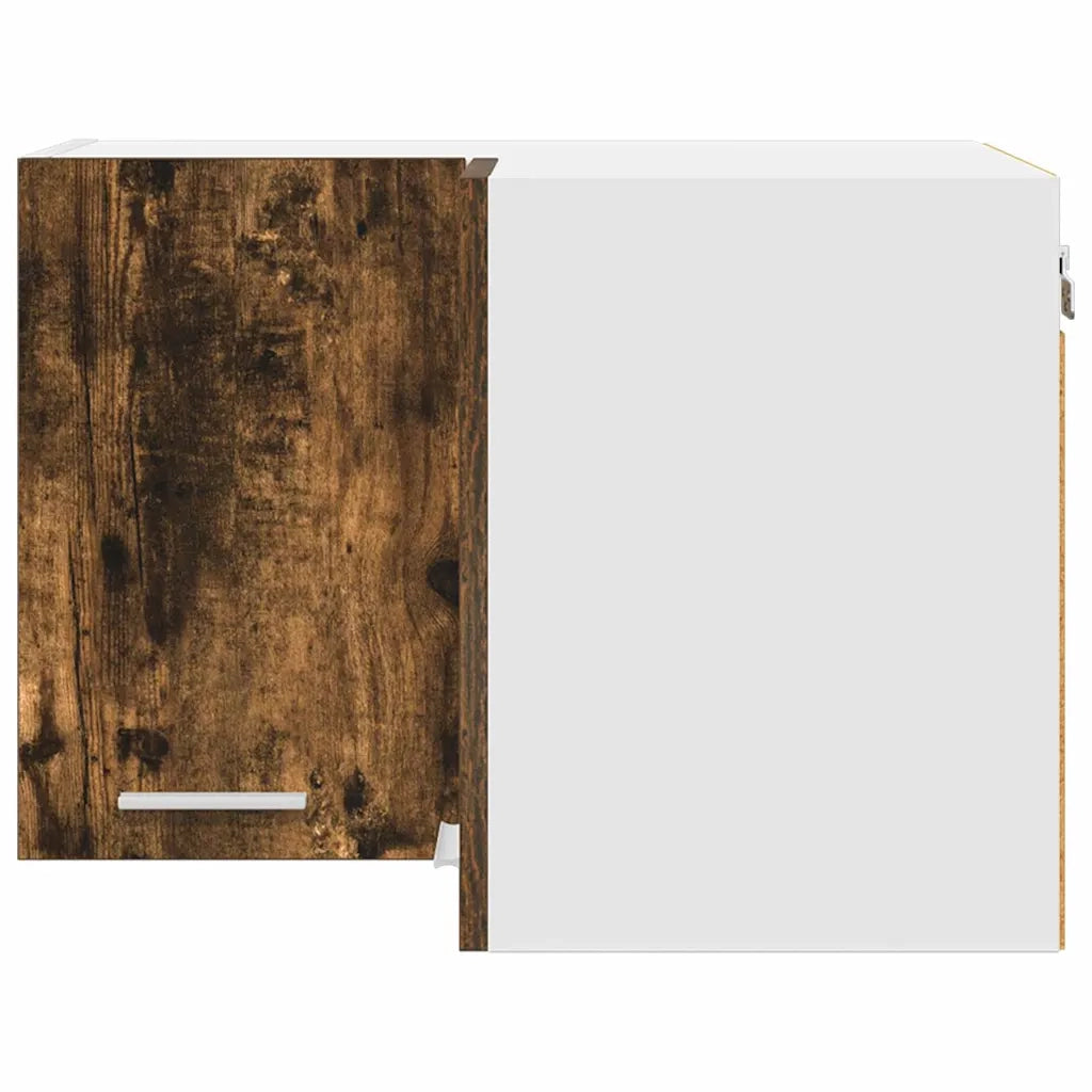 Armadio pensile Rovere Affumicato e Bianco 57 x 57 x 40 cm