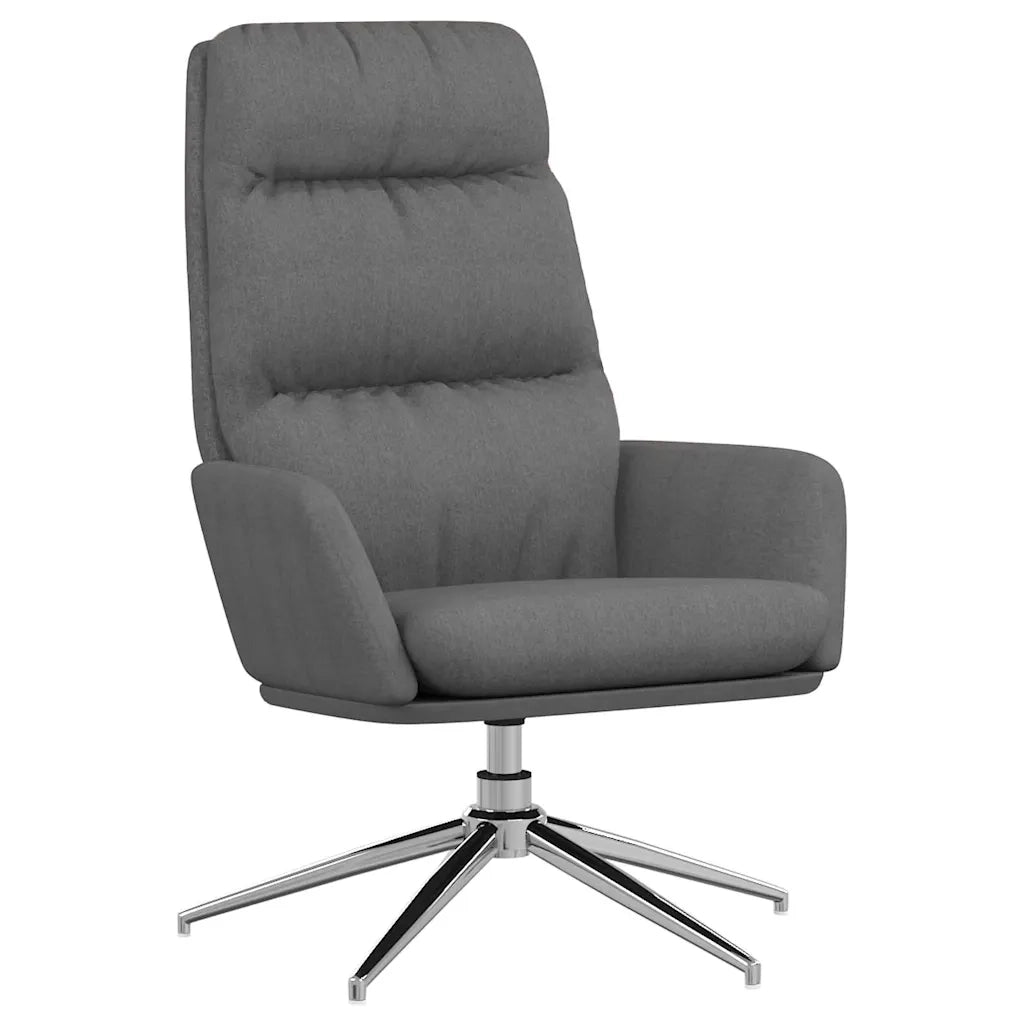 Divano Sedia-Poltrona Relax Grigio Chiaro in Tessuto 193329