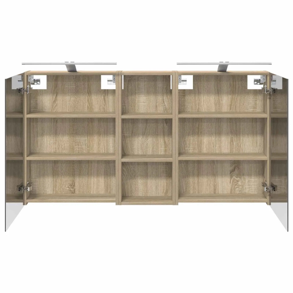 Set di Armadi da Bagno con lo scaffale 3 pcs 130 x 14,5 x 70 cm 3403770