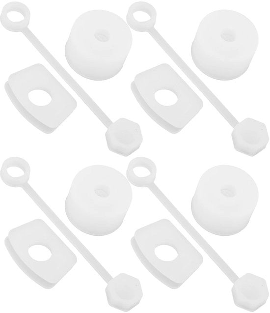Stopset di Silicone Morsbestendig con Disegno Portatile - Facile da Pulire - Progettato per Evitare il Dribbling - Materiale di Alta Qualità per l'Alimentazione - Blocca