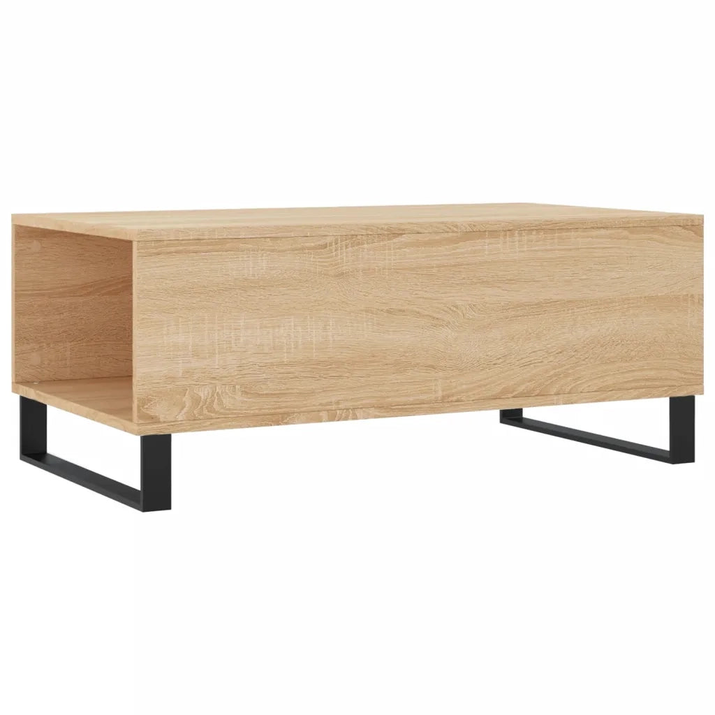 Tavolino Salotto Rovere Sonoma 90x50x36,5 cm Legno Multistrato 830815
