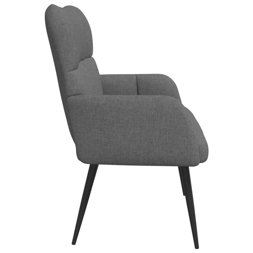 Sofa a Due Posti Grigio scuro 115 x 61 x 87 cm Tessuto 42028930